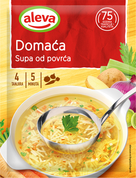 Domaća supa od povrća iz kesice