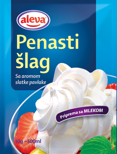 Šlag pena za pripremu sa mlekom