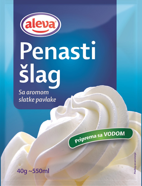 Penasti šlag za pripremu sa vodom