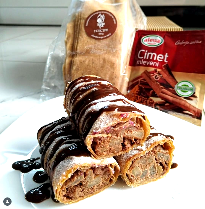 Čoko jabuka pita